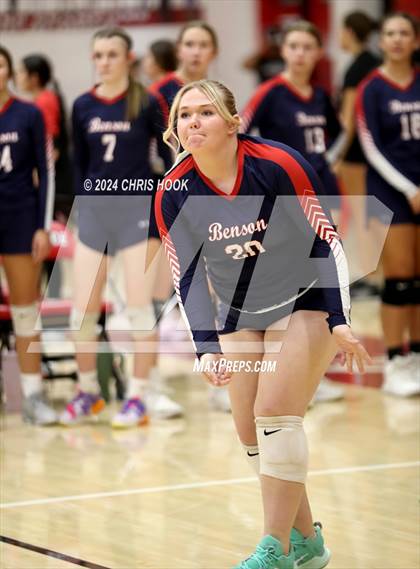 Thumbnail 1 in Benson vs Fountain Hills (The Florence VB Invitational) photogallery.