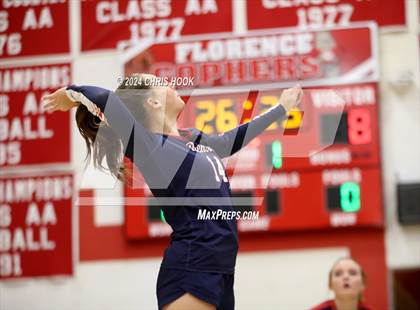 Thumbnail 2 in Benson vs Fountain Hills (The Florence VB Invitational) photogallery.