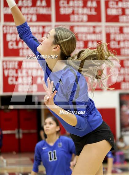 Thumbnail 3 in Benson vs Fountain Hills (The Florence VB Invitational) photogallery.