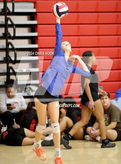 Thumbnail 3 in Benson vs Fountain Hills (The Florence VB Invitational) photogallery.