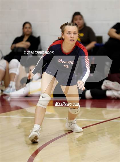 Thumbnail 2 in Benson vs Fountain Hills (The Florence VB Invitational) photogallery.