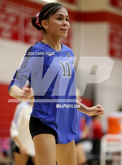 Thumbnail 2 in Benson vs Fountain Hills (The Florence VB Invitational) photogallery.