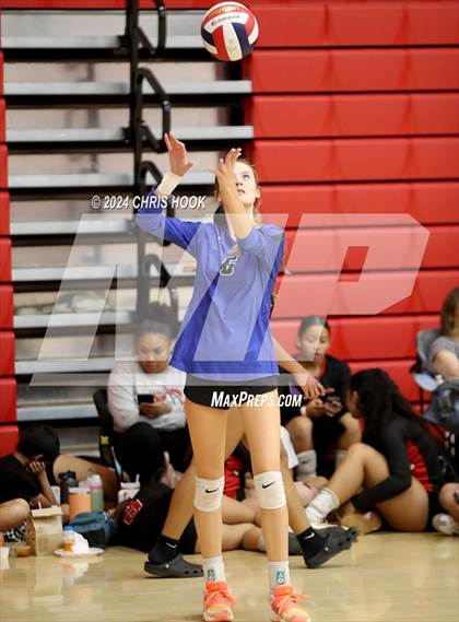 Thumbnail 2 in Benson vs Fountain Hills (The Florence VB Invitational) photogallery.