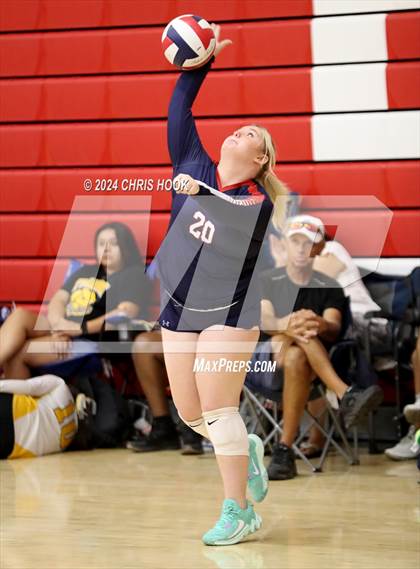 Thumbnail 3 in Benson vs Fountain Hills (The Florence VB Invitational) photogallery.