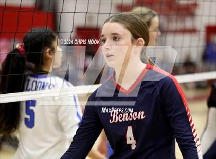 Thumbnail 2 in Benson vs Fountain Hills (The Florence VB Invitational) photogallery.