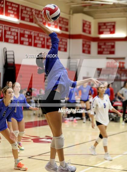 Thumbnail 2 in Benson vs Fountain Hills (The Florence VB Invitational) photogallery.
