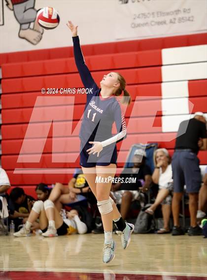 Thumbnail 1 in Benson vs Fountain Hills (The Florence VB Invitational) photogallery.