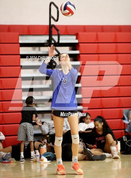 Thumbnail 2 in Benson vs Fountain Hills (The Florence VB Invitational) photogallery.