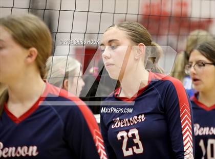 Thumbnail 3 in Benson vs Fountain Hills (The Florence VB Invitational) photogallery.