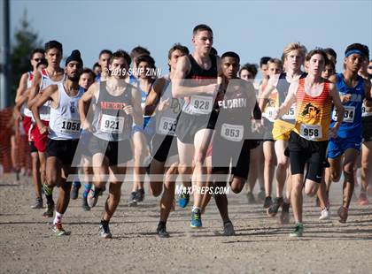 Thumbnail 3 in CIF Sac-Joaquin Section Cross Country Championships (D3 Boys) photogallery.