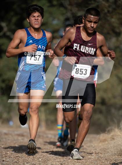 Thumbnail 3 in CIF Sac-Joaquin Section Cross Country Championships (D3 Boys) photogallery.