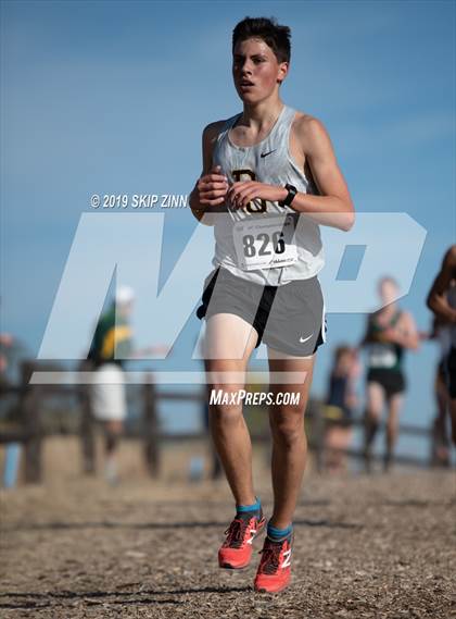 Thumbnail 2 in CIF Sac-Joaquin Section Cross Country Championships (D3 Boys) photogallery.