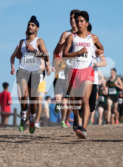 Thumbnail 2 in CIF Sac-Joaquin Section Cross Country Championships (D3 Boys) photogallery.