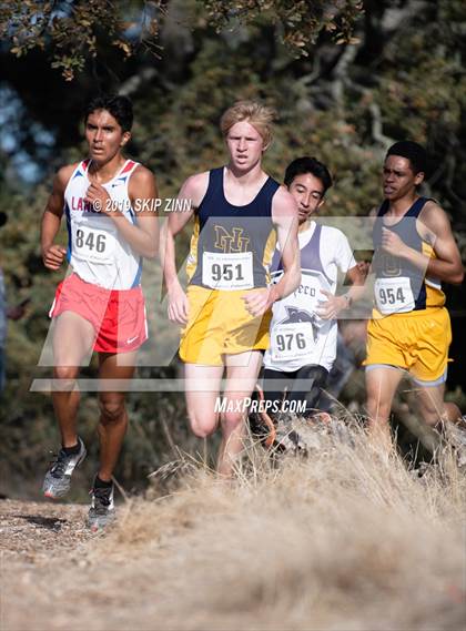 Thumbnail 3 in CIF Sac-Joaquin Section Cross Country Championships (D3 Boys) photogallery.
