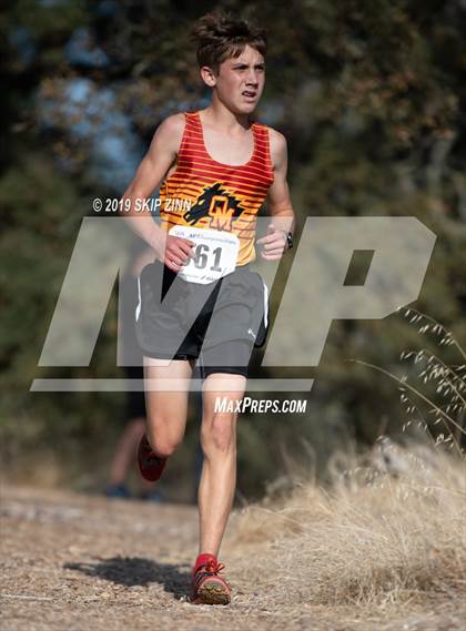 Thumbnail 2 in CIF Sac-Joaquin Section Cross Country Championships (D3 Boys) photogallery.