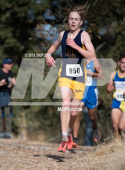 Thumbnail 3 in CIF Sac-Joaquin Section Cross Country Championships (D3 Boys) photogallery.