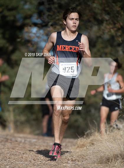 Thumbnail 3 in CIF Sac-Joaquin Section Cross Country Championships (D3 Boys) photogallery.