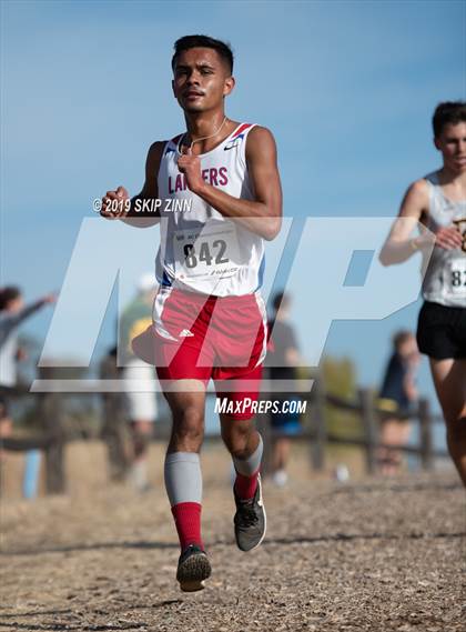 Thumbnail 3 in CIF Sac-Joaquin Section Cross Country Championships (D3 Boys) photogallery.