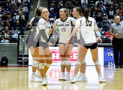Thumbnail 3 in Goliad vs. Bushland (UIL 3A D1 Volleyball Final) photogallery.
