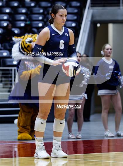Thumbnail 3 in Goliad vs. Bushland (UIL 3A D1 Volleyball Final) photogallery.