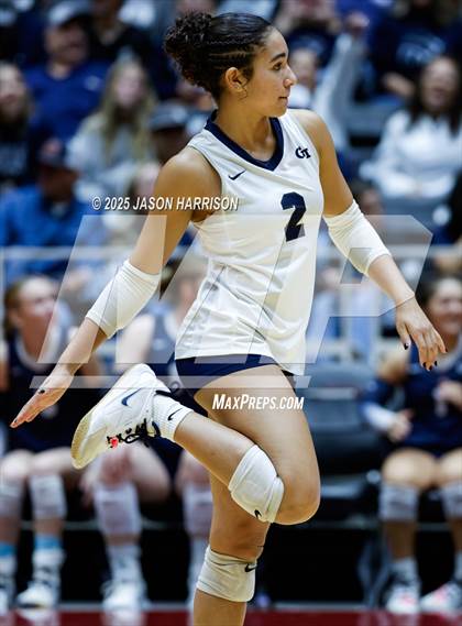 Thumbnail 3 in Goliad vs. Bushland (UIL 3A D1 Volleyball Final) photogallery.
