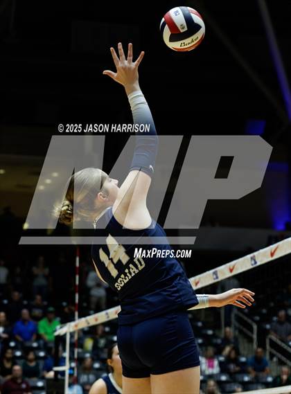 Thumbnail 3 in Goliad vs. Bushland (UIL 3A D1 Volleyball Final) photogallery.