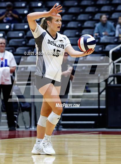 Thumbnail 3 in Goliad vs. Bushland (UIL 3A D1 Volleyball Final) photogallery.