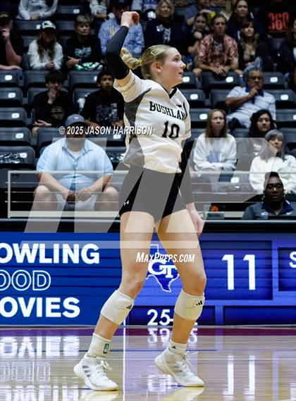 Thumbnail 1 in Goliad vs. Bushland (UIL 3A D1 Volleyball Final) photogallery.