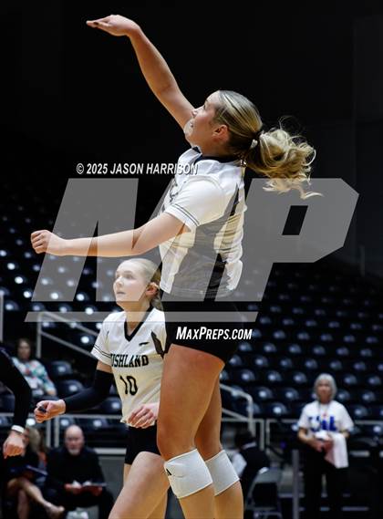 Thumbnail 2 in Goliad vs. Bushland (UIL 3A D1 Volleyball Final) photogallery.