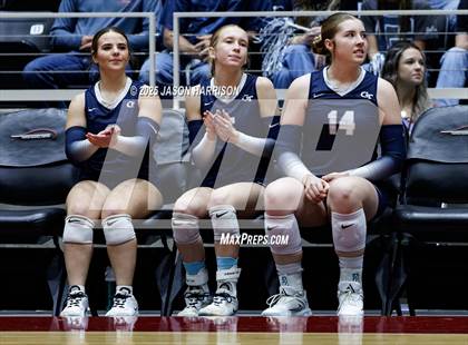 Thumbnail 3 in Goliad vs. Bushland (UIL 3A D1 Volleyball Final) photogallery.