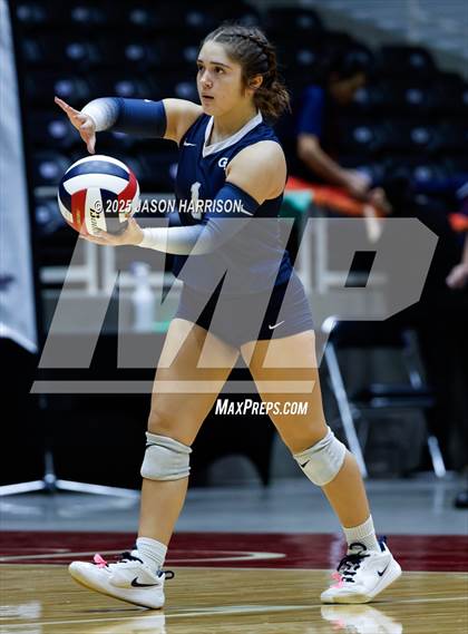 Thumbnail 3 in Goliad vs. Bushland (UIL 3A D1 Volleyball Final) photogallery.