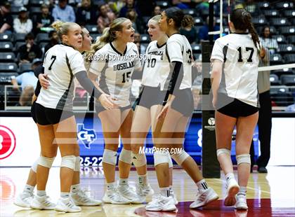 Thumbnail 3 in Goliad vs. Bushland (UIL 3A D1 Volleyball Final) photogallery.