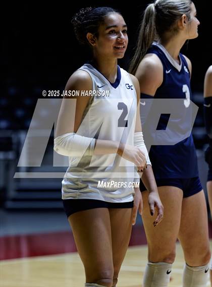Thumbnail 3 in Goliad vs. Bushland (UIL 3A D1 Volleyball Final) photogallery.