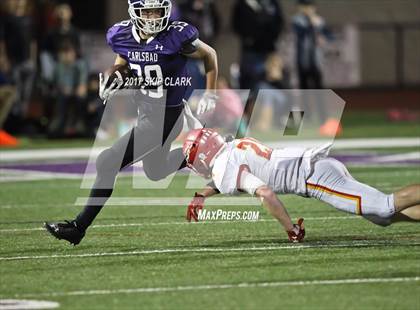 Thumbnail 2 in Carlsbad vs. Cathedral Catholic (CIF SDS D1 Playoff)  photogallery.