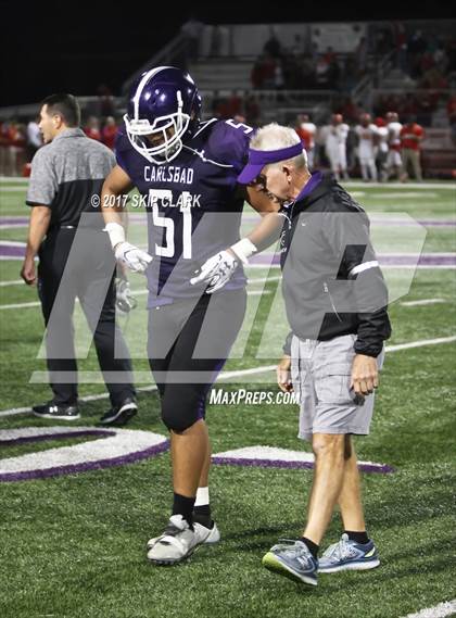 Thumbnail 3 in Carlsbad vs. Cathedral Catholic (CIF SDS D1 Playoff)  photogallery.