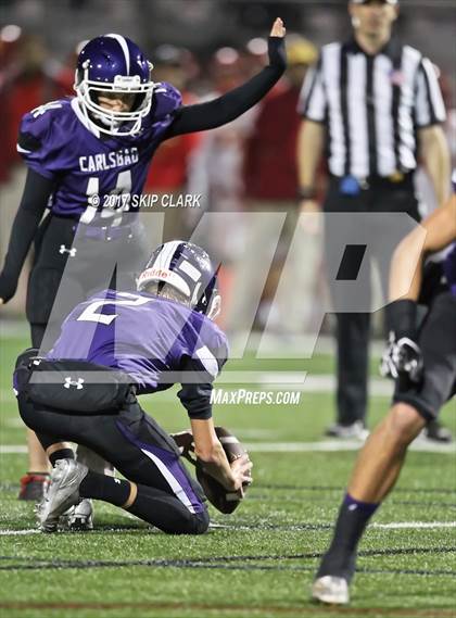 Thumbnail 3 in Carlsbad vs. Cathedral Catholic (CIF SDS D1 Playoff)  photogallery.