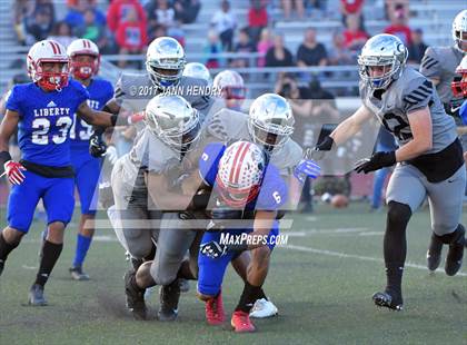 Thumbnail 3 in Liberty vs. Bishop Gorman (NIAA State Semifinal) photogallery.