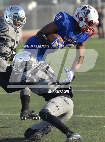 Thumbnail 2 in Liberty vs. Bishop Gorman (NIAA State Semifinal) photogallery.