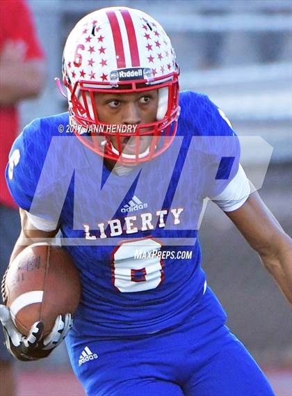 Thumbnail 2 in Liberty vs. Bishop Gorman (NIAA State Semifinal) photogallery.