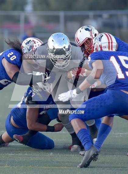 Thumbnail 3 in Liberty vs. Bishop Gorman (NIAA State Semifinal) photogallery.