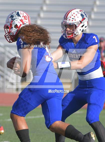Thumbnail 3 in Liberty vs. Bishop Gorman (NIAA State Semifinal) photogallery.