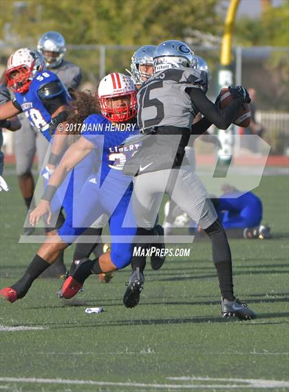 Thumbnail 1 in Liberty vs. Bishop Gorman (NIAA State Semifinal) photogallery.