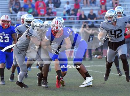 Thumbnail 3 in Liberty vs. Bishop Gorman (NIAA State Semifinal) photogallery.