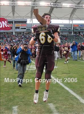 Thumbnail 1 in Cardinal Newman vs. Oaks Christian (D3 State Final) photogallery.
