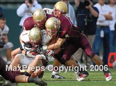 Thumbnail 1 in Cardinal Newman vs. Oaks Christian (D3 State Final) photogallery.