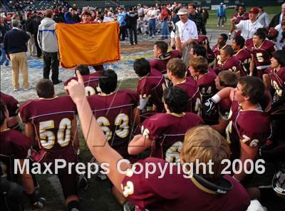 Thumbnail 1 in Cardinal Newman vs. Oaks Christian (D3 State Final) photogallery.