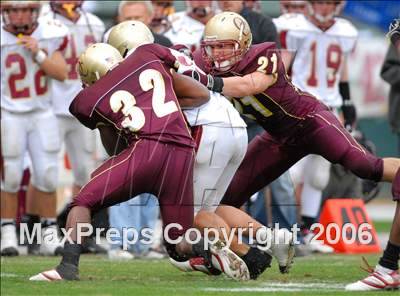 Thumbnail 1 in Cardinal Newman vs. Oaks Christian (D3 State Final) photogallery.