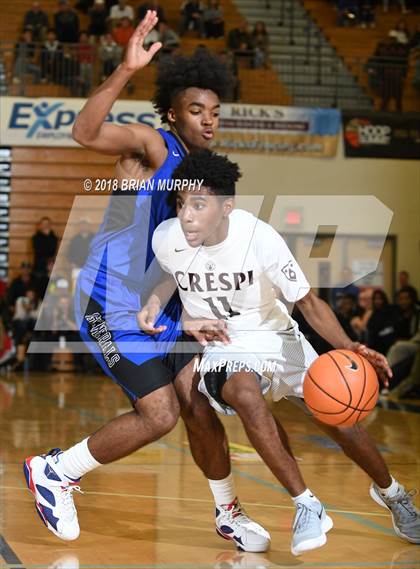 Thumbnail 3 in Crespi vs Grant (Les Schwab Invitational) photogallery.