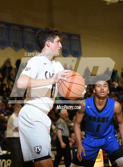Thumbnail 2 in Crespi vs Grant (Les Schwab Invitational) photogallery.