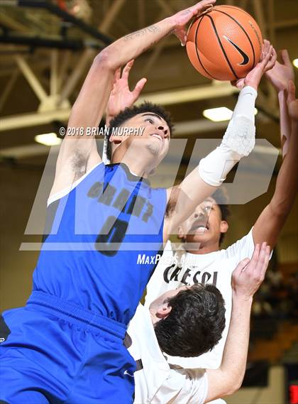 Thumbnail 2 in Crespi vs Grant (Les Schwab Invitational) photogallery.